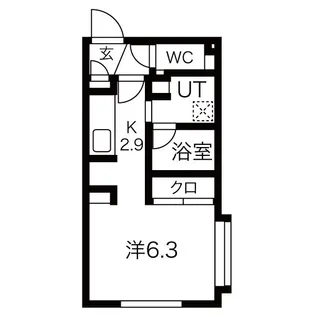 NsK BLD.2nd(エヌエスケイビルセカンド)【2階】の間取り