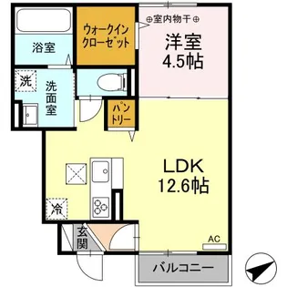 フォルグランツII(DR)【1階】の間取り