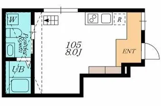 Growth Terrace 中目黒【1階】の間取り