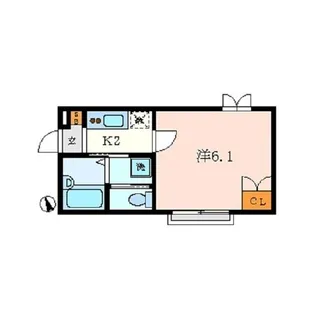 フレグランス中野坂上【1階】の間取り