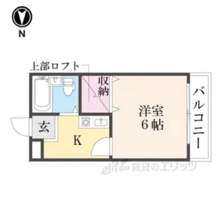プレアール東生駒【3階】の間取り