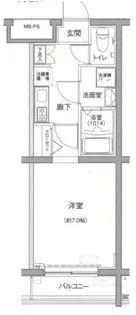 ビィ・フォルマ多摩川【3階】の間取り