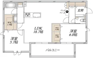 ヘーベルメゾン アトル【3階】の間取り