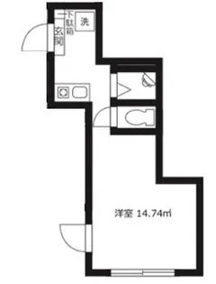 SpiLytus北千住【2階】の間取り