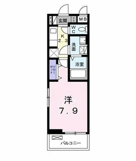 グランフェリシア【3階】の間取り