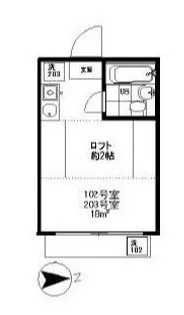 ベルヴェディア【1階】の間取り