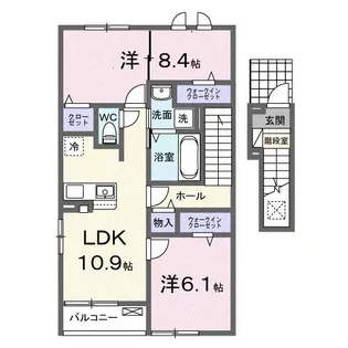 CAMELLiA(カメリア)1【2階】の間取り