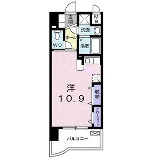 アクアル-チェ【5階】の間取り