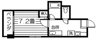 新屋敷ビル【4階】の間取り