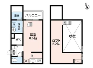 THETERRACE(ザテラス)【2階】の間取り