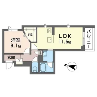 トリコロールK【SHM】【3階】の間取り