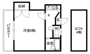 アーベイン東雲【2階】の間取り