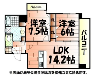 フェルト127【7階】の間取り