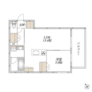 Maison Sarkland メゾンサークランド【2階】の間取り