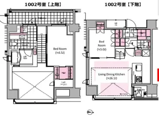 OLIVE麻布十番 オリーブ麻布十番【10階】の間取り