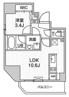 S-RESIDENCE入谷alesia【13階】の間取り
