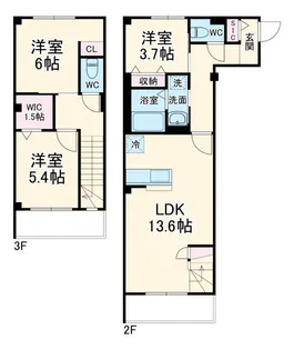 ピノシークルの間取り