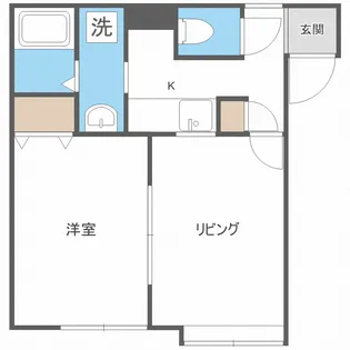 シード豊平【2階】の間取り