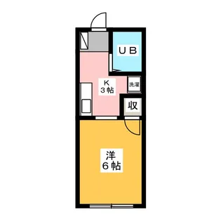 長篠ハイツ B【1階】の間取り