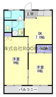 上川東ハイツ【1階】の間取り