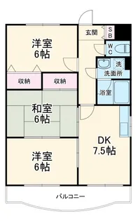 グローリー【1階】の間取り