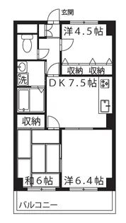 コートエレガンスK【4階】の間取り