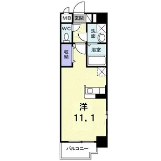 ランドマーク兵庫ファースト【2階】の間取り