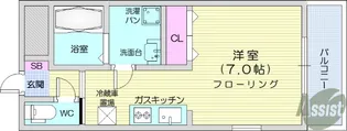 ガーデンハイツ2【2階】の間取り