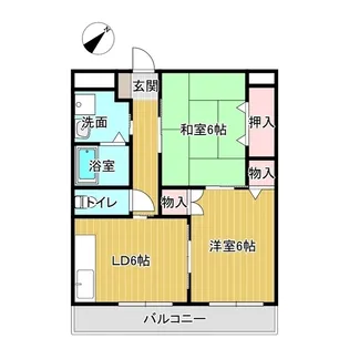 カレント大井が丘【2階】の間取り