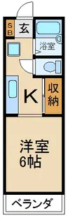 ハミングマサ【1階】の間取り