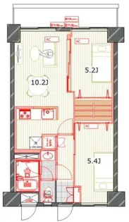 Park Modernつつじが丘【7階】の間取り
