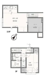TOWAレジデンス【2階】の間取り