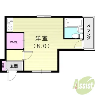 メゾン・ドゥ・ロイ【4階】の間取り