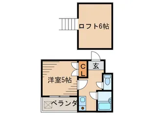 アグレア-ブル塚口【2階】の間取り