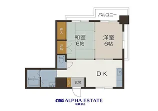 Kフラット【3階】の間取り