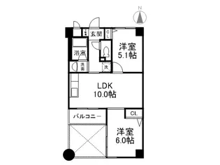 Residence OkuraIII【1階】の間取り