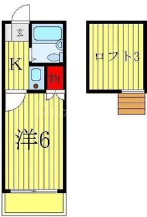 つくしが丘タウンハウス【1階】の間取り