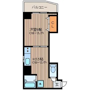 クレール隅田公園【2階】の間取り
