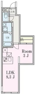 アンベリール【1階】の間取り
