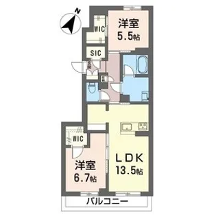 KIRA湘南【3階】の間取り