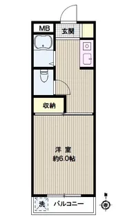 サンライト小石川【1階】の間取り