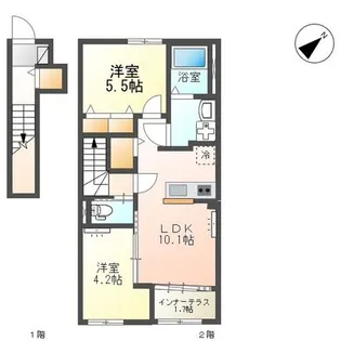 ISOLA【2階】の間取り