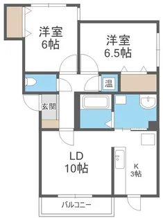 セイン千歳【2階】の間取り