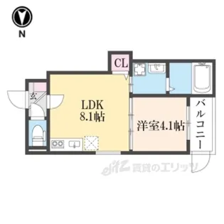 FASECIARAPIDE【3階】の間取り