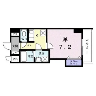 シエロ西竹の塚【3階】の間取り