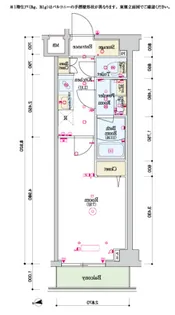 スカイコートグレース新宿中落合【1階】の間取り
