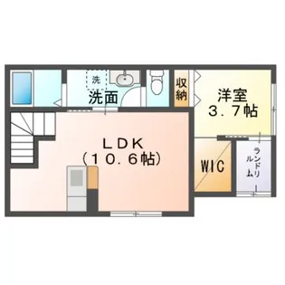 シャロームコートS【1階】の間取り