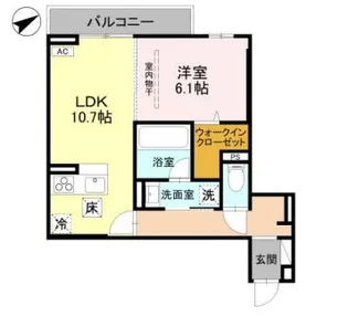 D-sereno豊岡5丁目 A棟【3階】の間取り