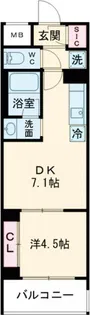 Brillia ist 洗足池の杜【5階】の間取り