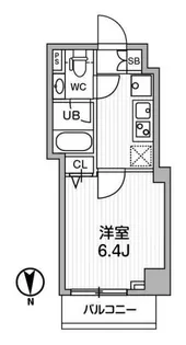 TASUKI RICHESSE NAKAMEGURO【2階】の間取り